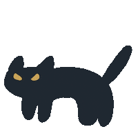 Angry Cat Sticker