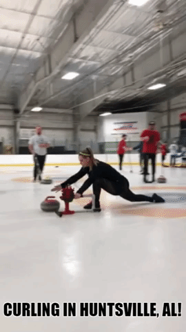 curling GIF by Huntsville Madison County Convention & Visitors Bureau
