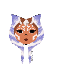 Star Wars Girl Sticker