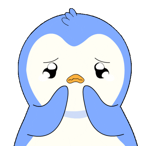 Sad Cry Sticker by Pudgy Penguins