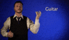 sign language guitar GIF by Sign with Robert