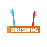 Brush Brushing Sticker by Smile Global
