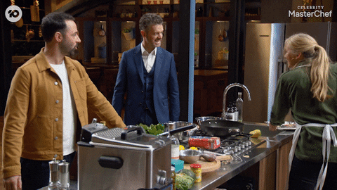 Happy Celebrity Masterchef GIF by MasterChefAU