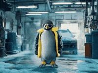 Dance Penguin GIF by HELLA Group