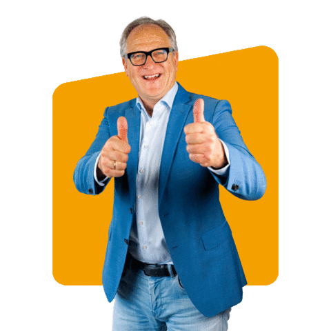 Makelaar Thumbs Up Sticker by Hilbert_Makelaardij
