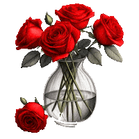 Red Rose Love Sticker