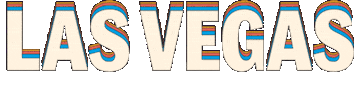 Animated Text Sticker by Las Vegas