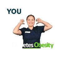 Happy Thumbs Up Sticker by Diabetes Obesity Clinic