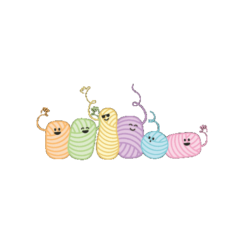 Yarn Knit Sticker by Hobbii