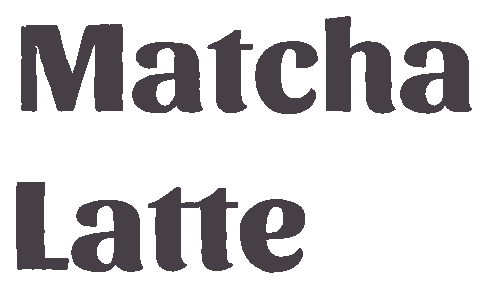 Latte Matcha Sticker by 千休