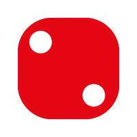 RisikoOriginal red movement dice rosso Sticker