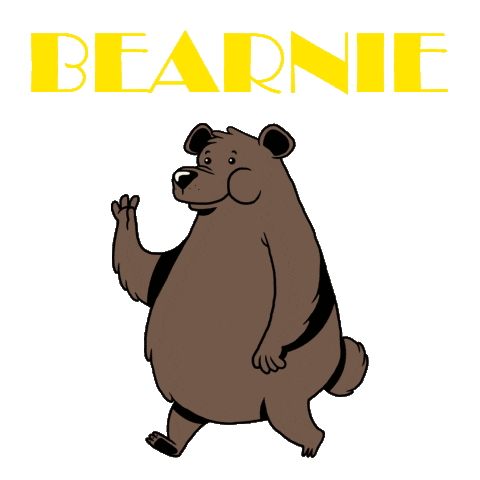 blackbearclo bear clothing street wear black bear Sticker