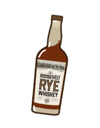 DennyBarCo drinking california alcohol bottle Sticker