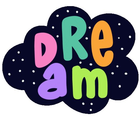 Good Night Sleeping Sticker by Demic
