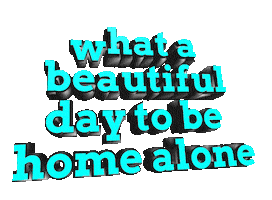 work from home text Sticker