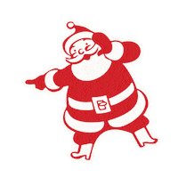 Santa Claus Christmas Sticker by Harveys Seatbelt Bag