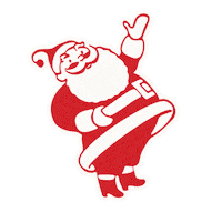 Santa Claus Christmas Sticker by Harveys Seatbelt Bag