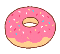 ilovecafelola food eat foodie donut Sticker