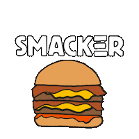 Flipburger burger kopi laper kopisusu Sticker