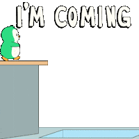 Jump In Sticker by Abster