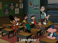 hey arnold nicksplat GIF