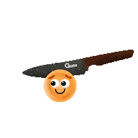 Knife Cutting Sticker by Oxoneonline