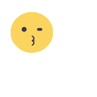BJFLIGHTING emoji beso led iluminacion Sticker