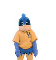 happy the wave Sticker by Delaware Blue Hens