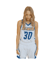 Basketball Guitar Sticker by Delaware Blue Hens