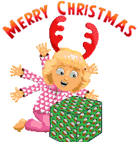 Merry Christmas Sticker by Bill Greenhead