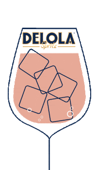 Delola cocktail bubbles jlo spritz Sticker