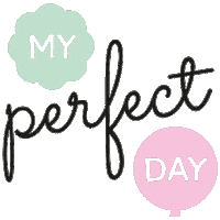 MyPerfectDay party wedding fest babyshower Sticker