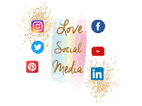 youtube instagram Sticker by Love Social Media