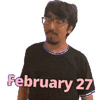 February 27 Sticker