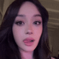 Biting Make Up GIF
