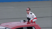 auto club 400 hello GIF by NASCAR