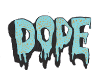 Word Dope Sticker