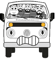 Amanda_Animacoes kombi morada animações amandaanimacoes Sticker