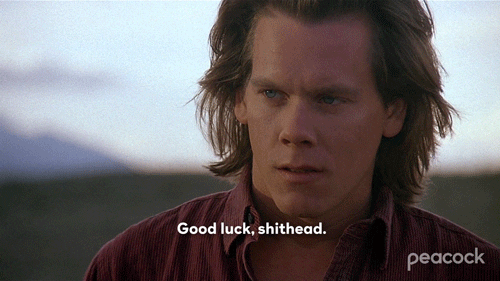 Kevin Bacon Good Luck GIF by PeacockTV