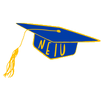 graduation grad Sticker by Northeastern Illinois University