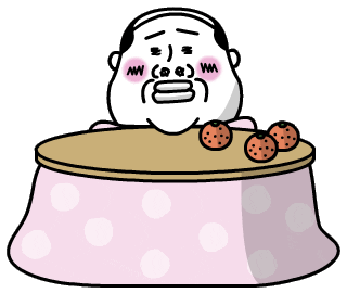 Winter Eating Sticker