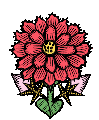 Happy Flower Sticker