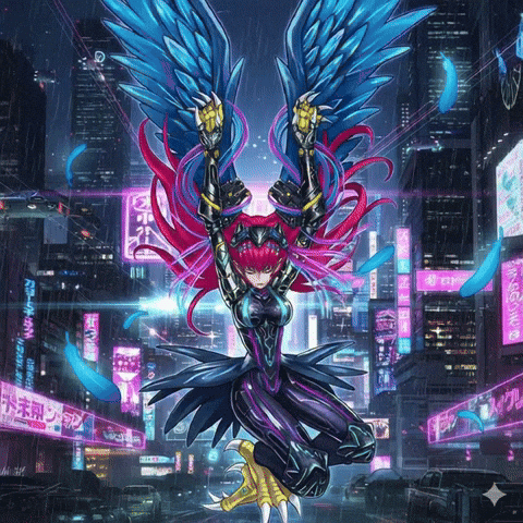 Card Game Cyberpunk GIF by Database數據