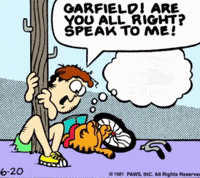 Friday Feeling Garfield GIF