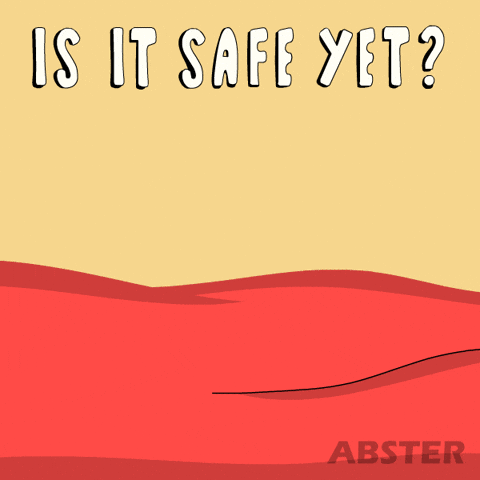 Scared Look GIF by Abster