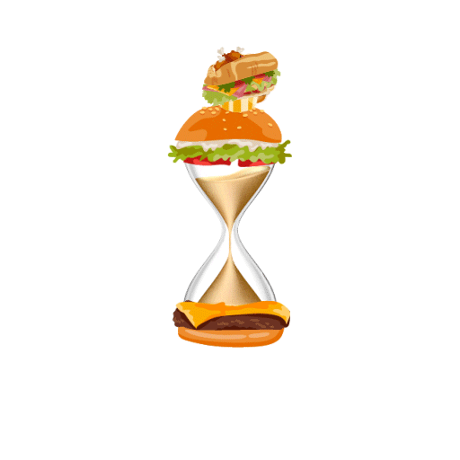 Кушать Fast Food Sticker