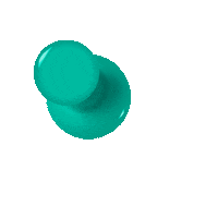 Tekua verde pin postit tekua Sticker