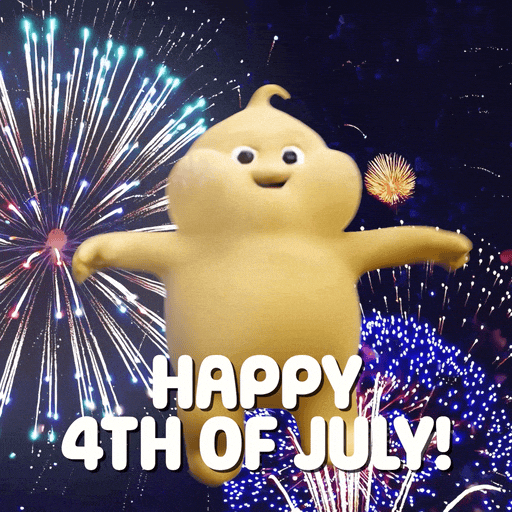 Independence Day Celebration GIF by Butter baby