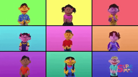 happy puppets GIF by Super Simple