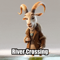 River Crossing Water GIF by Radiantelope